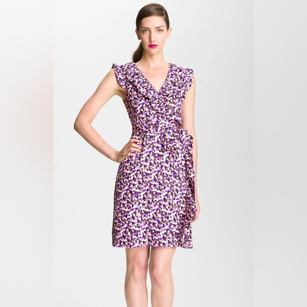 Kate Spade Aubrey Silk Wrap Dress Size 10
